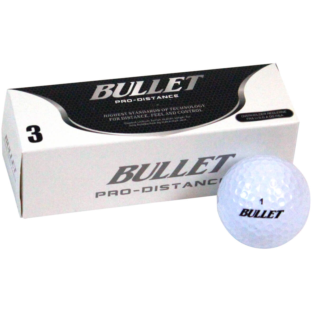 Bullet golfpallopaketti – 3